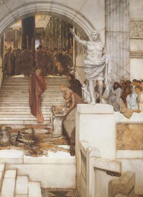 Alma-Tadema, Sir Lawrence After the Audience (mk23) oil painting picture